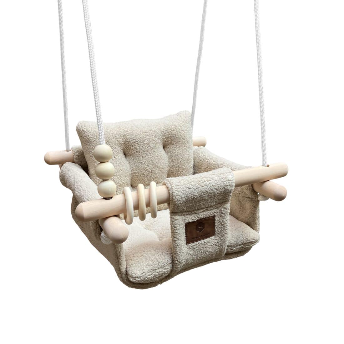Schommel Ties Teddy Stof Beige