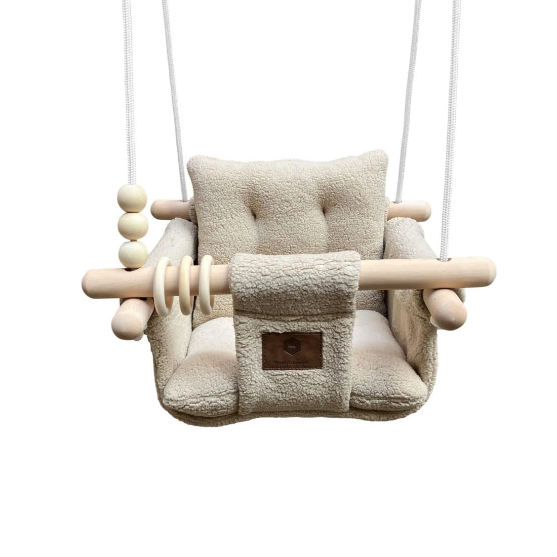 Schommel Ties Teddy Stof Beige