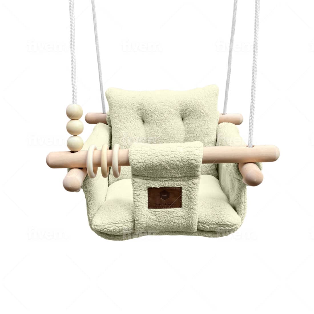 Schommel Ties Teddy Stof Beige