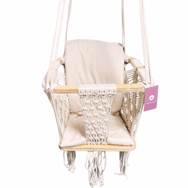 Schommel Wik Beige 8211 Inclusief Kussentjes